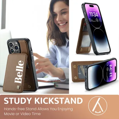 Personalised Monogram Card Holder Wallet Phone Case