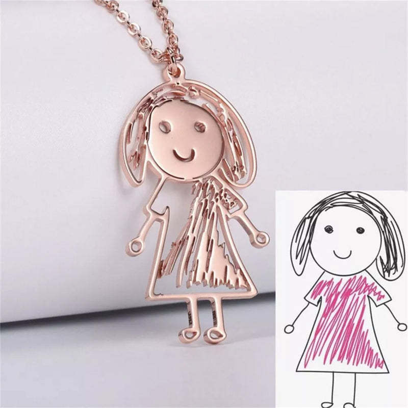 DIY Customized Children's Cartoon Necklace