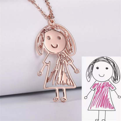 DIY Customized Children's Cartoon Necklace