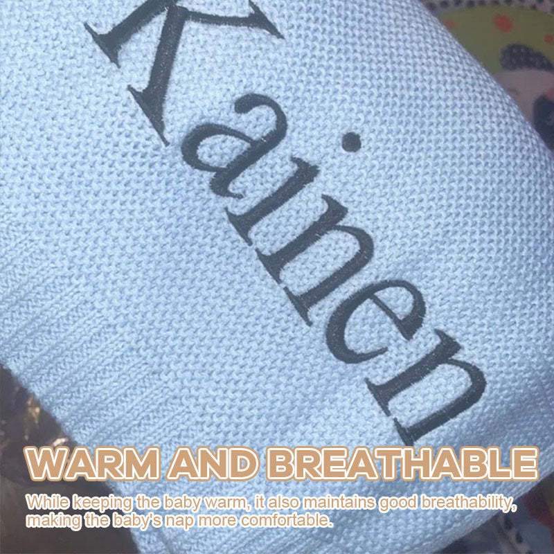 Personalized Embroidered Baby Blanket