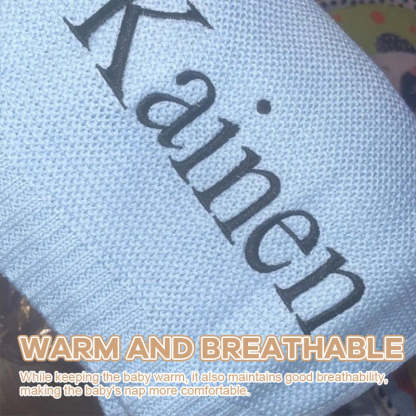 Personalized Embroidered Baby Blanket