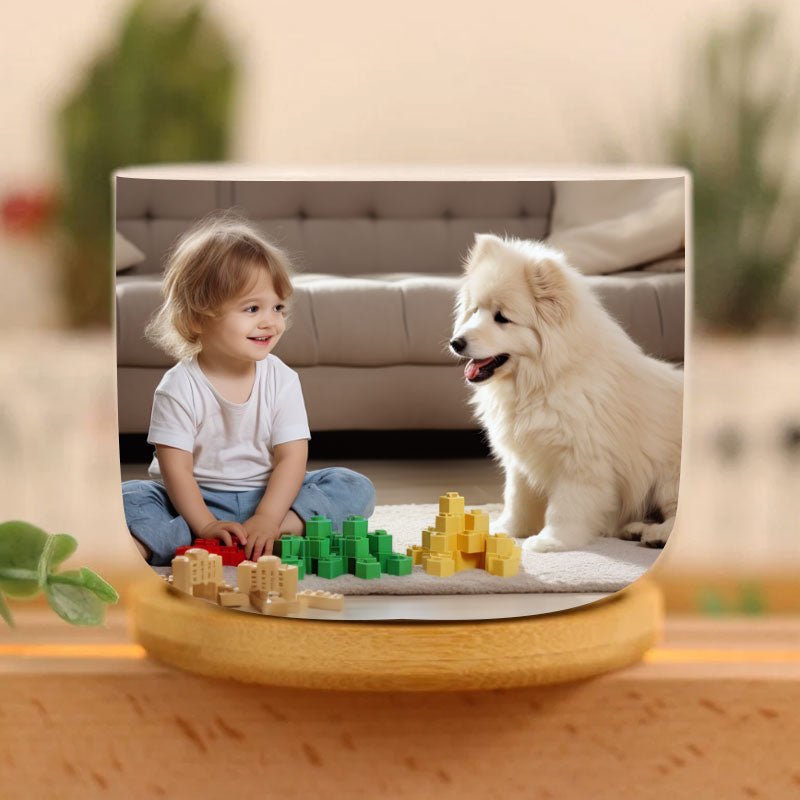 Personalised Flower Pots With Grandchildren's Portraits - Grandparents Day Gifts, Gifts For New Grandparents