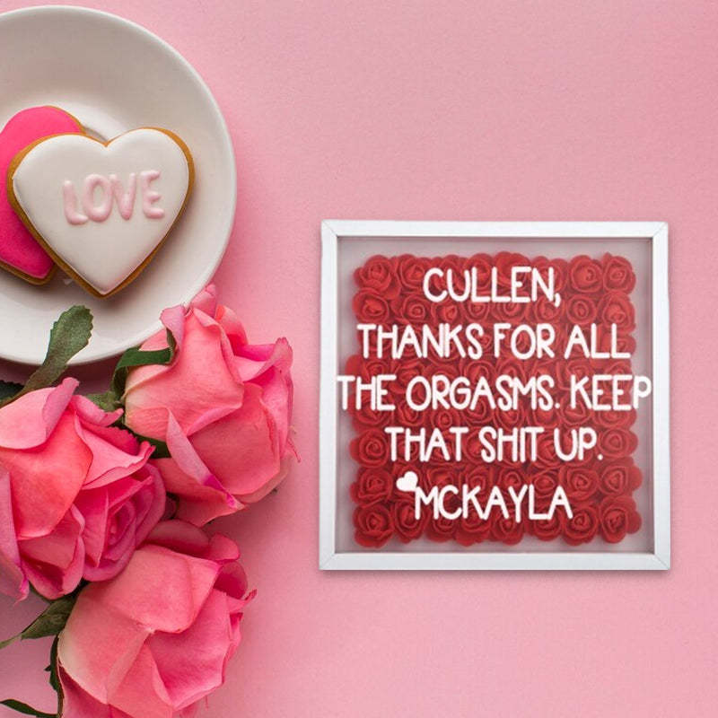 Full of Love Flower Shadow Box