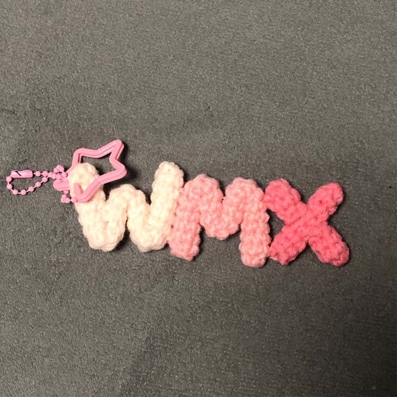 Customized Wool Name Letter Pendant