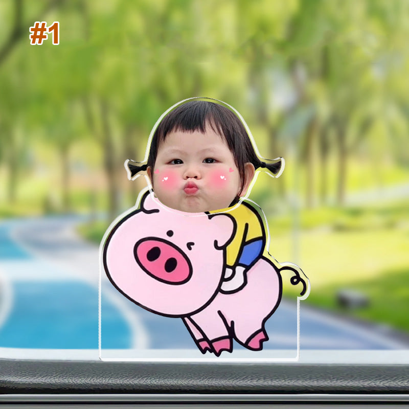 Personalized Solar Car-mounted Shaking Head Ornaments Desktop Ornaments