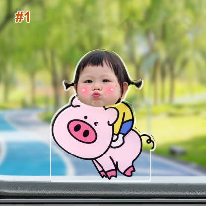 Personalized Solar Car-mounted Shaking Head Ornaments Desktop Ornaments