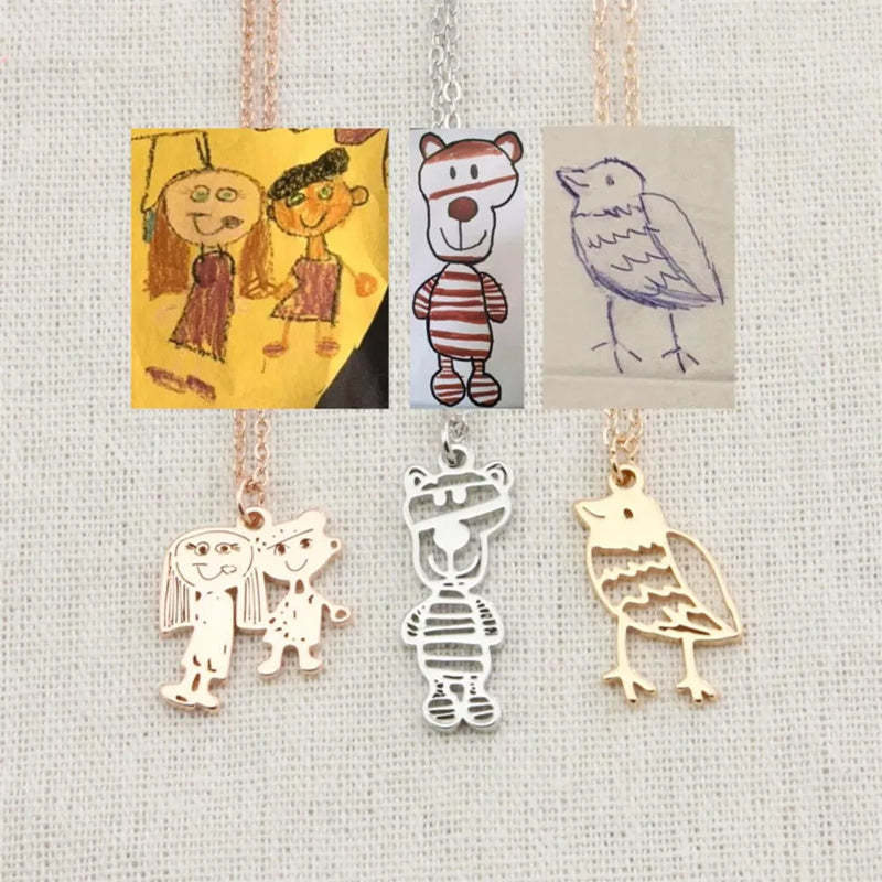 DIY Customized Children's Cartoon Necklace