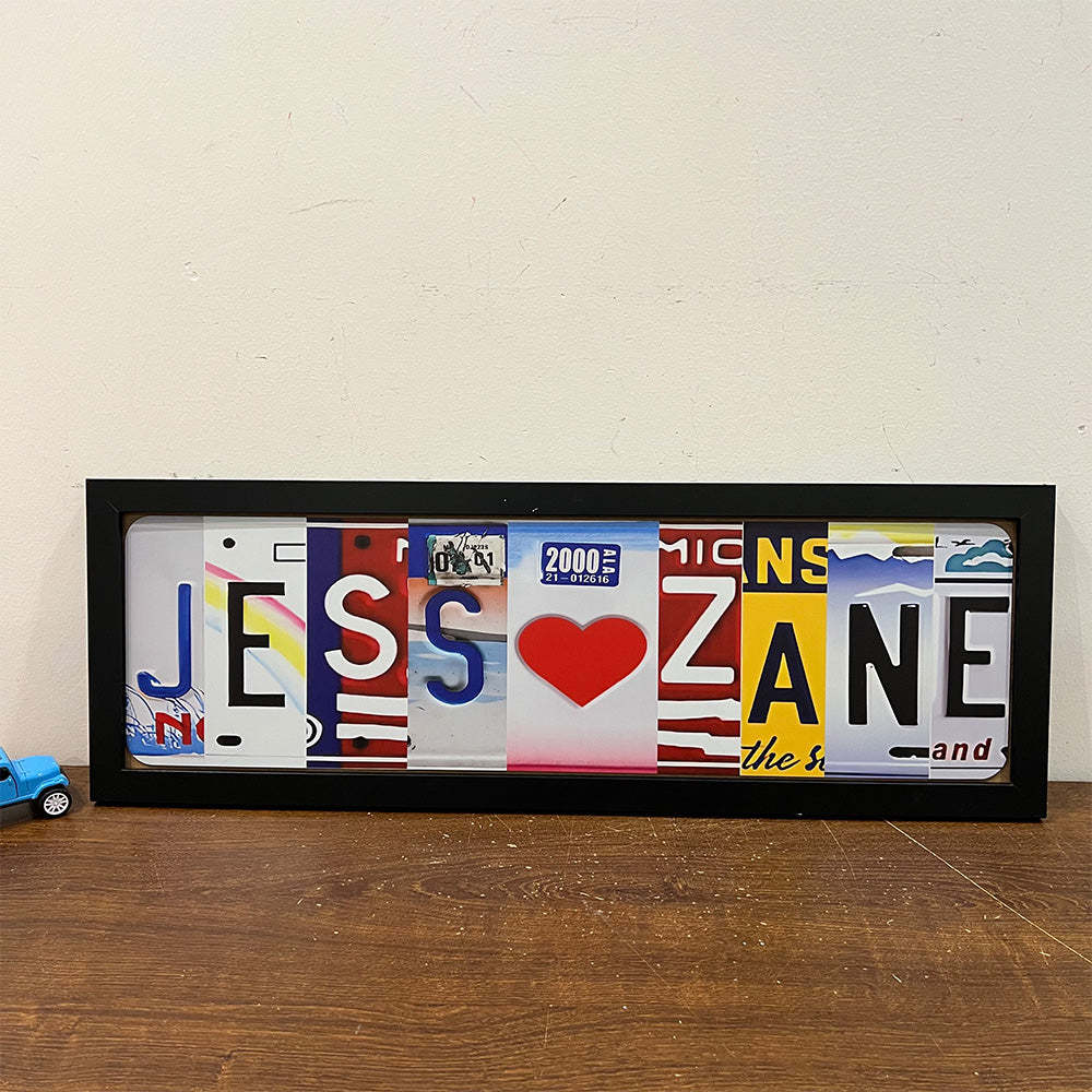Personalized Couple Handmade Metal Sign
