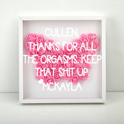 Butterfly Flower Shadow Box