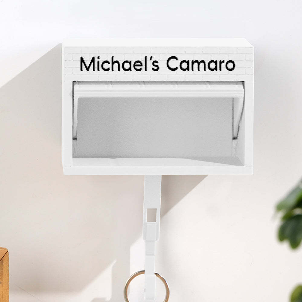 Custom Personalized Mini Garage Keychain