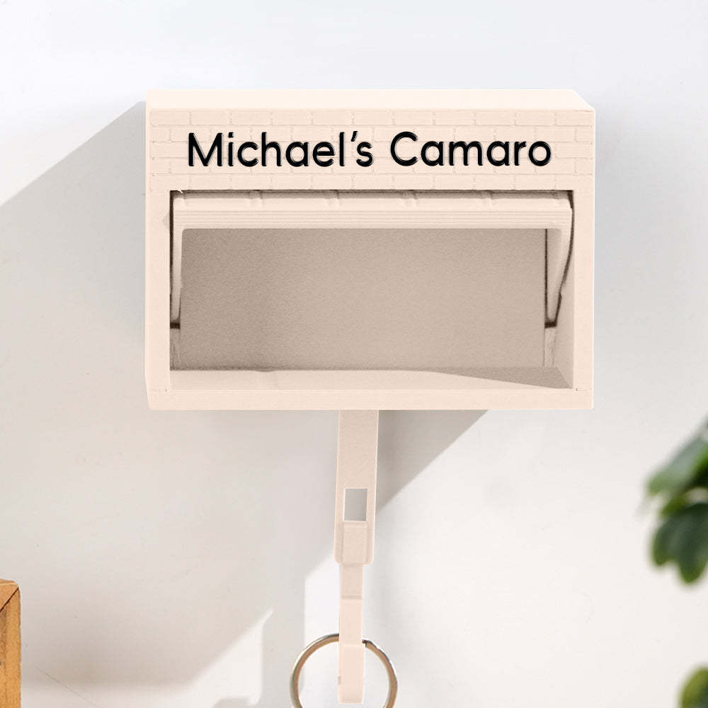 Custom Personalized Mini Garage Keychain