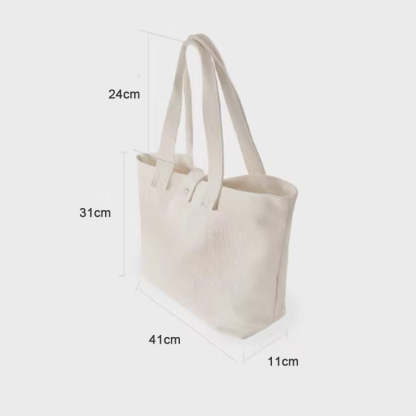 Personalized Cute Pet Canvas Bag - Valentine's Day Gift for Her Who Loves Pets