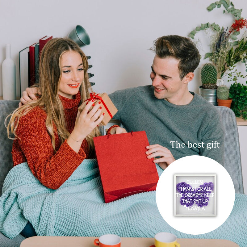 Butterfly Flower Shadow Box