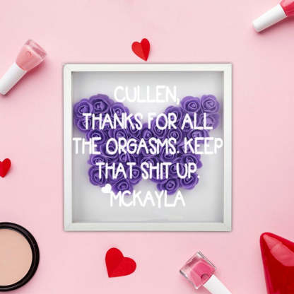 Butterfly Flower Shadow Box