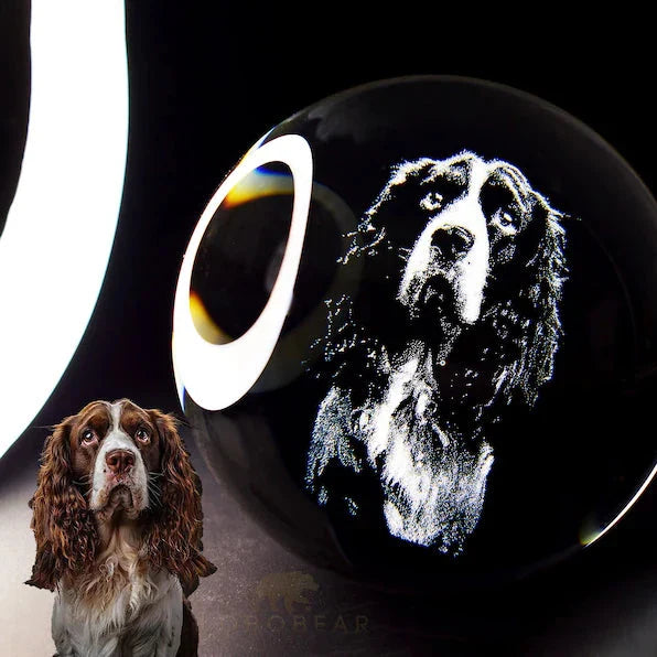 Personalized Memorial Crystal Ball