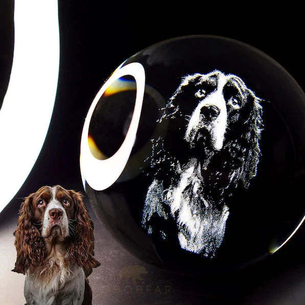 Personalized Memorial Crystal Ball