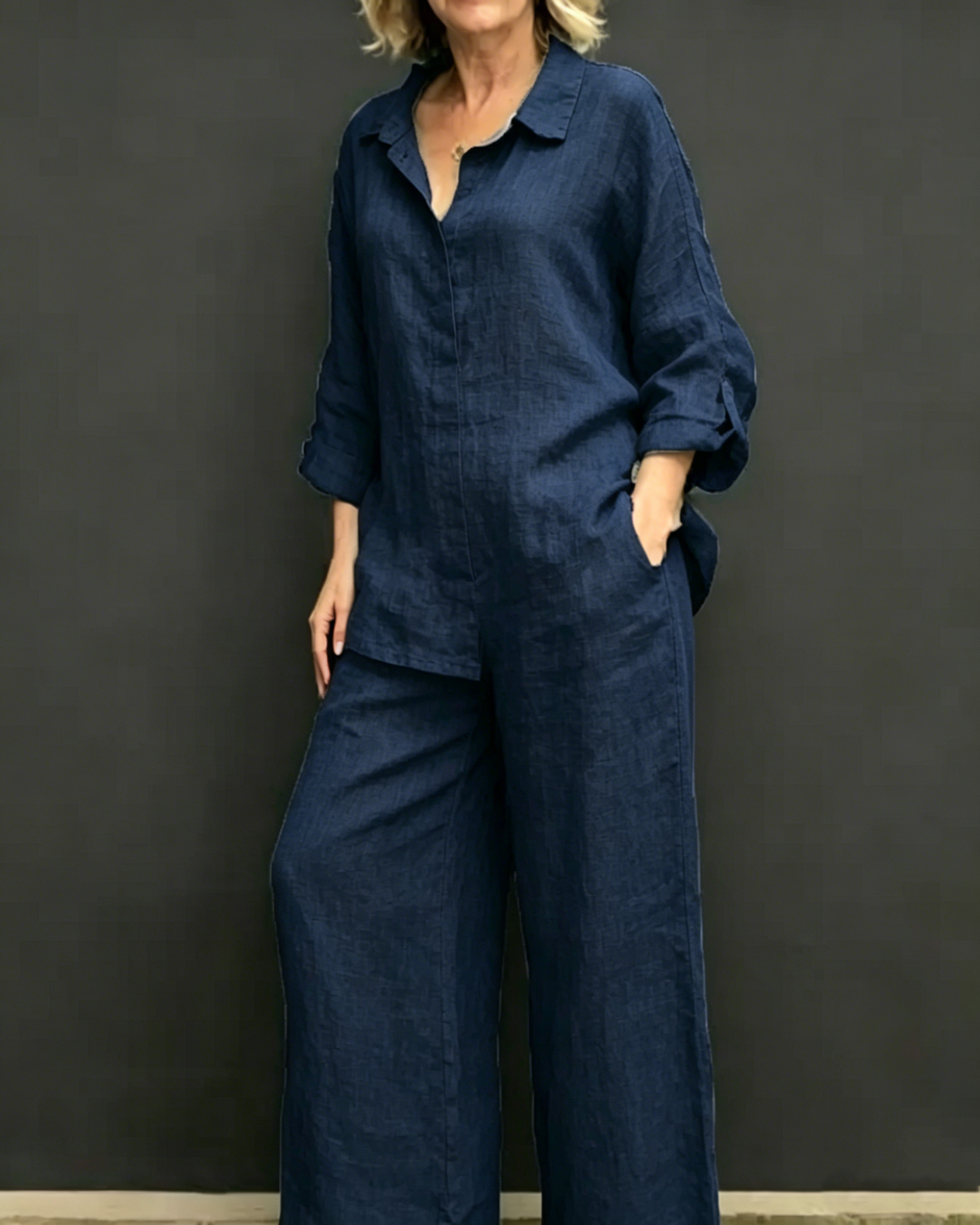 Foreign Trade New Women'S Shirt Suit 2024 Casual Urban Suit Independent Station Women'S Clothing Aliexpress Amazon