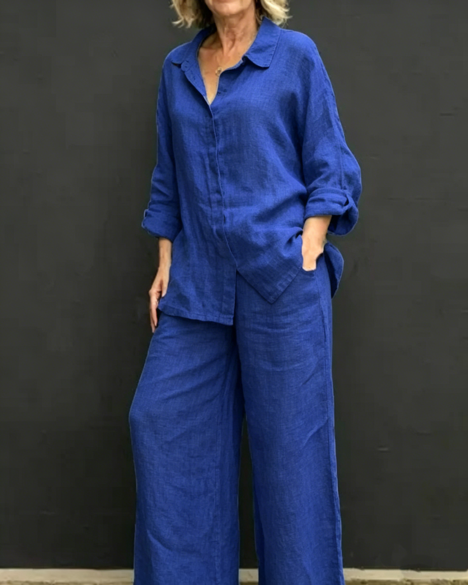 Foreign Trade New Women'S Shirt Suit 2024 Casual Urban Suit Independent Station Women'S Clothing Aliexpress Amazon