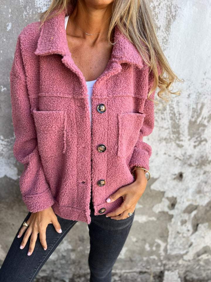 2024 Autumn and Winter Women's Teddy Cardigan Jacket