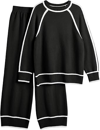 2 Piece Knit Lounge Sweater Set