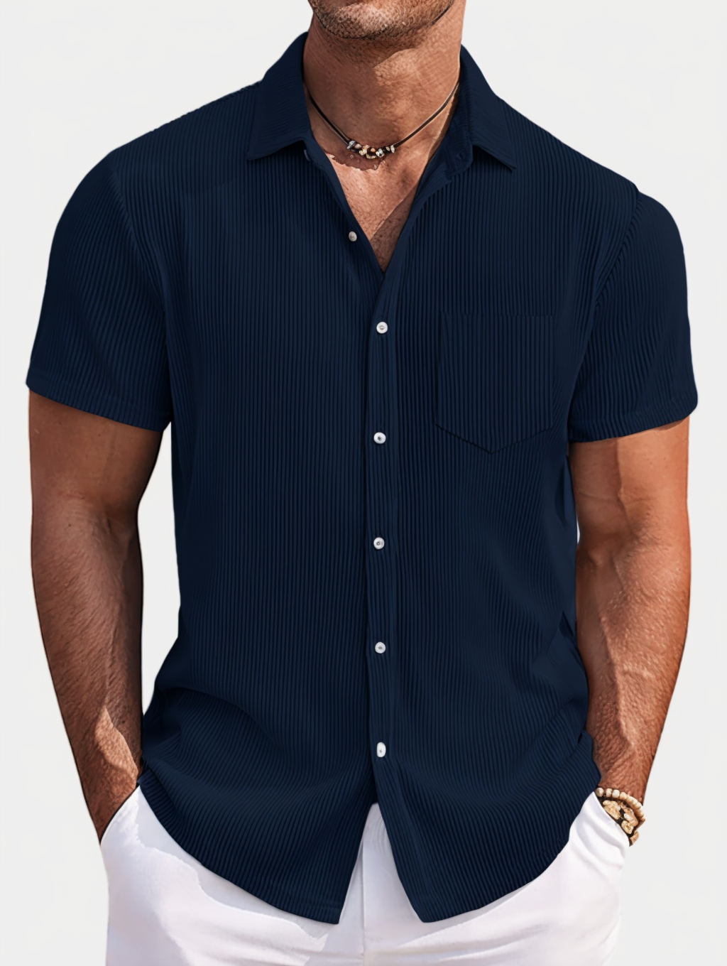 Men's Short-Sleeved Casual 