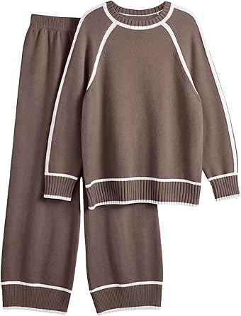 2 Piece Knit Lounge Sweater Set