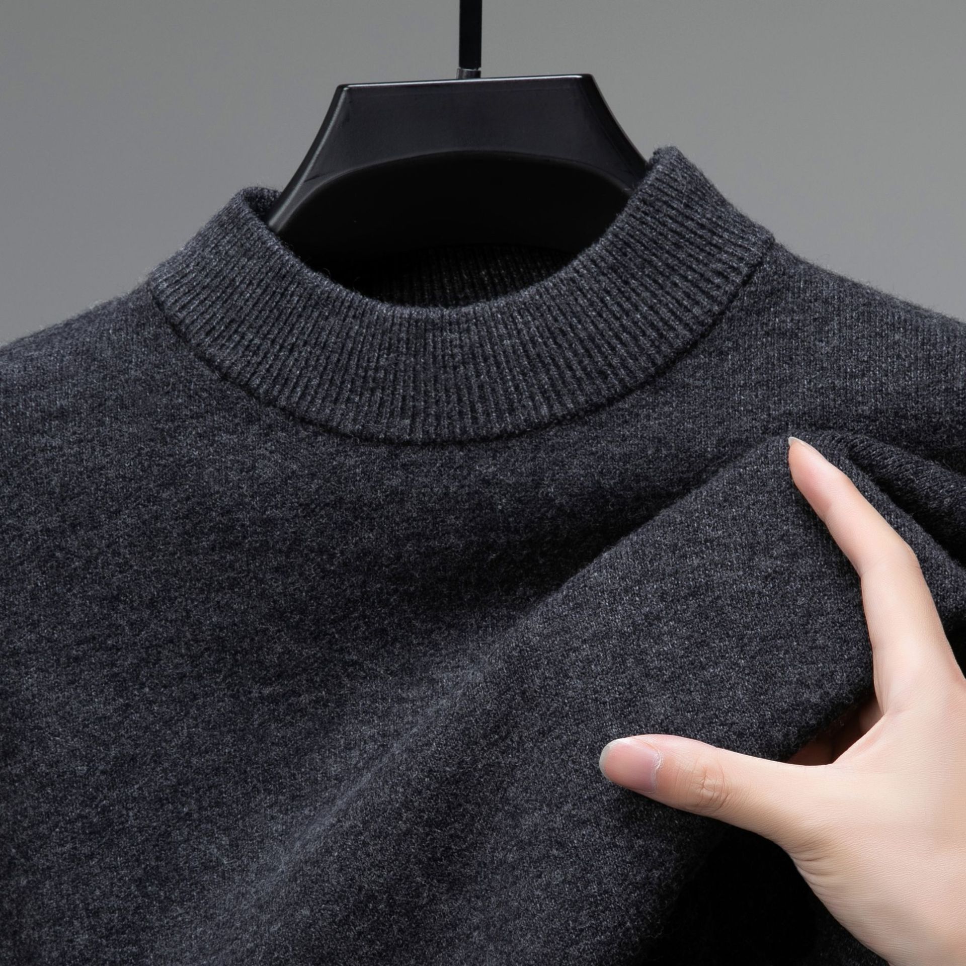 Men's Crew Neck Cashmere Sweater