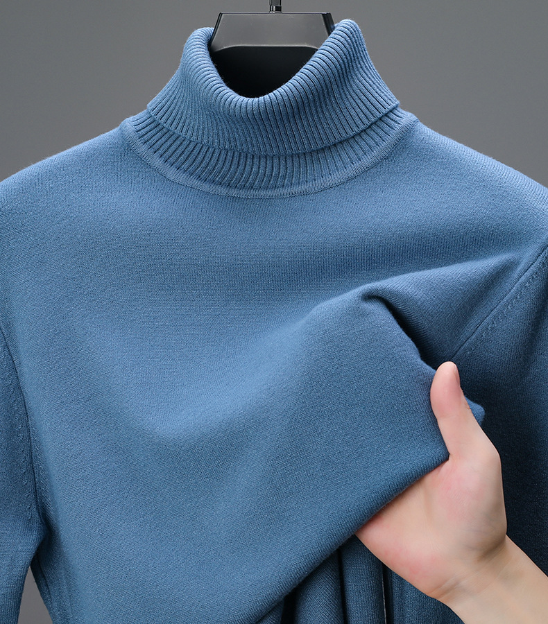 Men's Turtleneck Cashmere Sweater