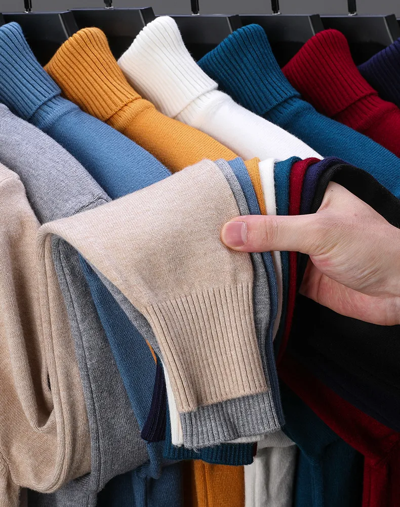 Men's Turtleneck Cashmere Sweater