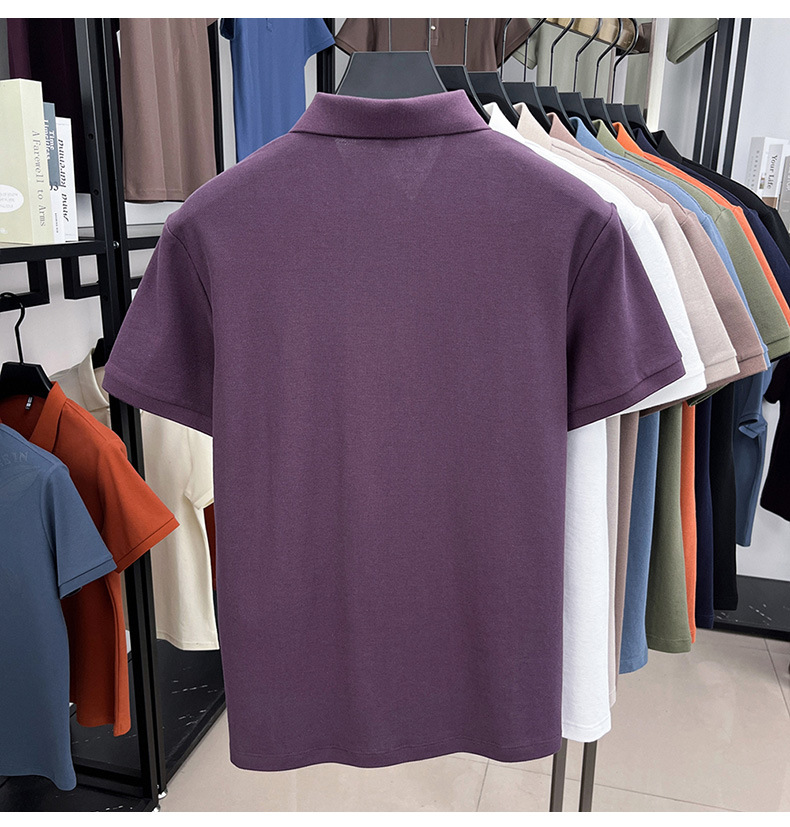 100% cotton T-Shirt Men's Short-Sleeved Summer Casual Cotton Top