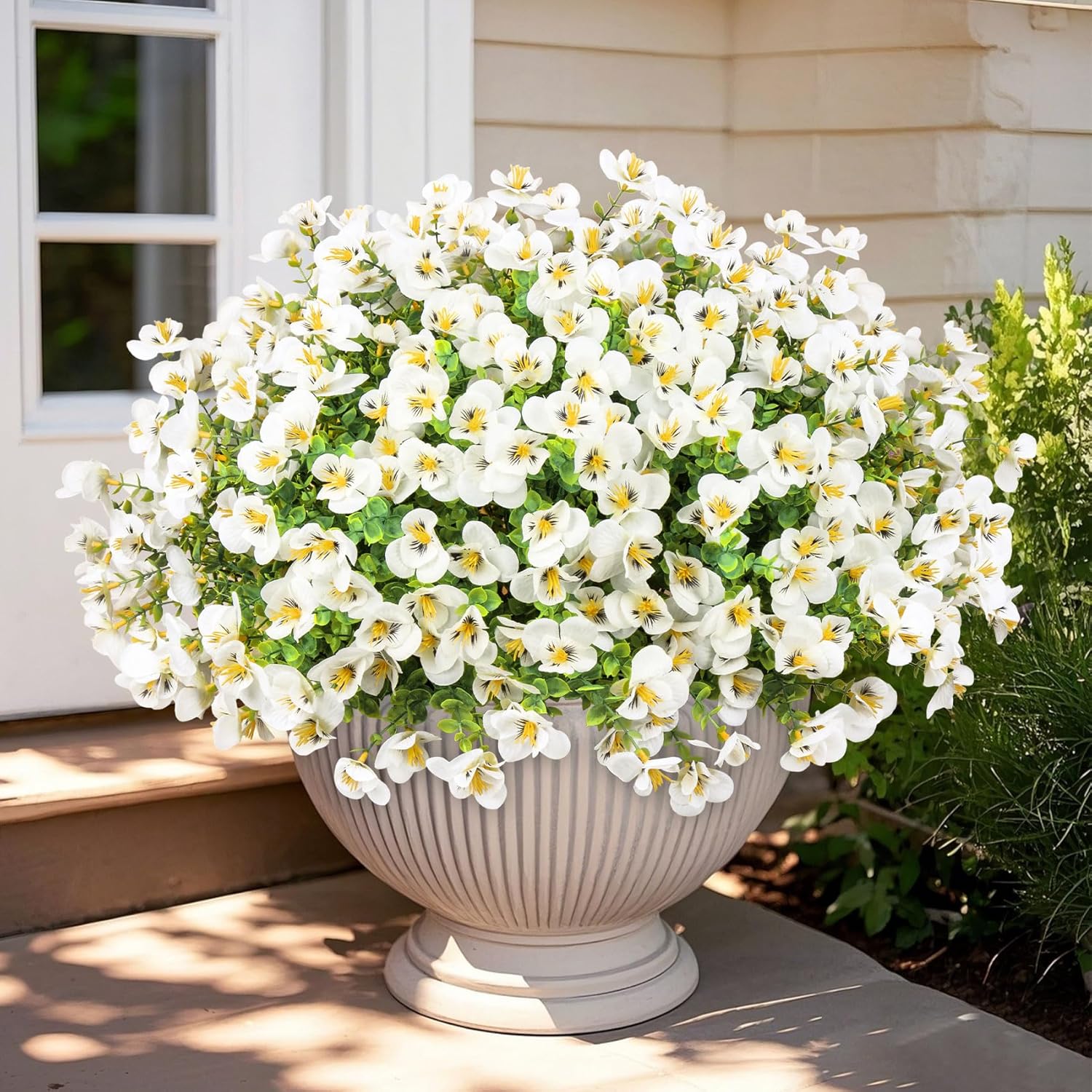 💥Last Day Each Only $2.99💐Artificial Pansy Flowers - UV resistant, Waterproof, Windproof