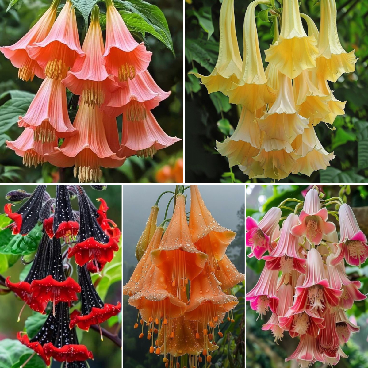 🌸 Datura (Angel’s Trumpet) – Bold, Exotic, and Enchanting