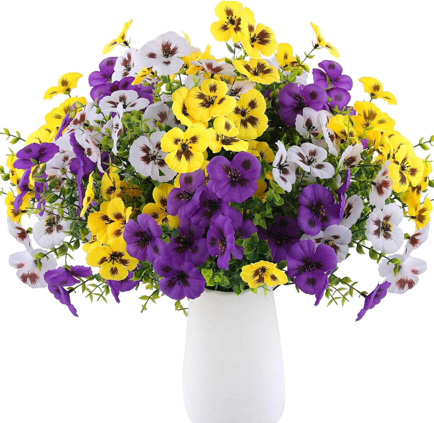 🔥On Sale🔥Artificial Fake Pansy Flowers - - UV resistant, Waterproof, Windproof