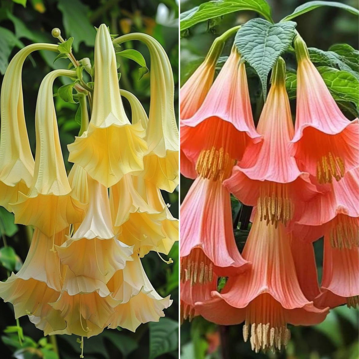 🌸 Datura (Angel’s Trumpet) – Bold, Exotic, and Enchanting