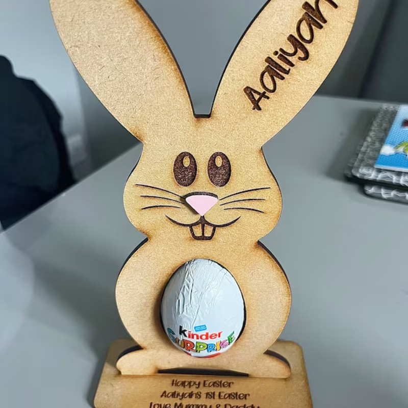 Personalized Easter Bunny Decoration