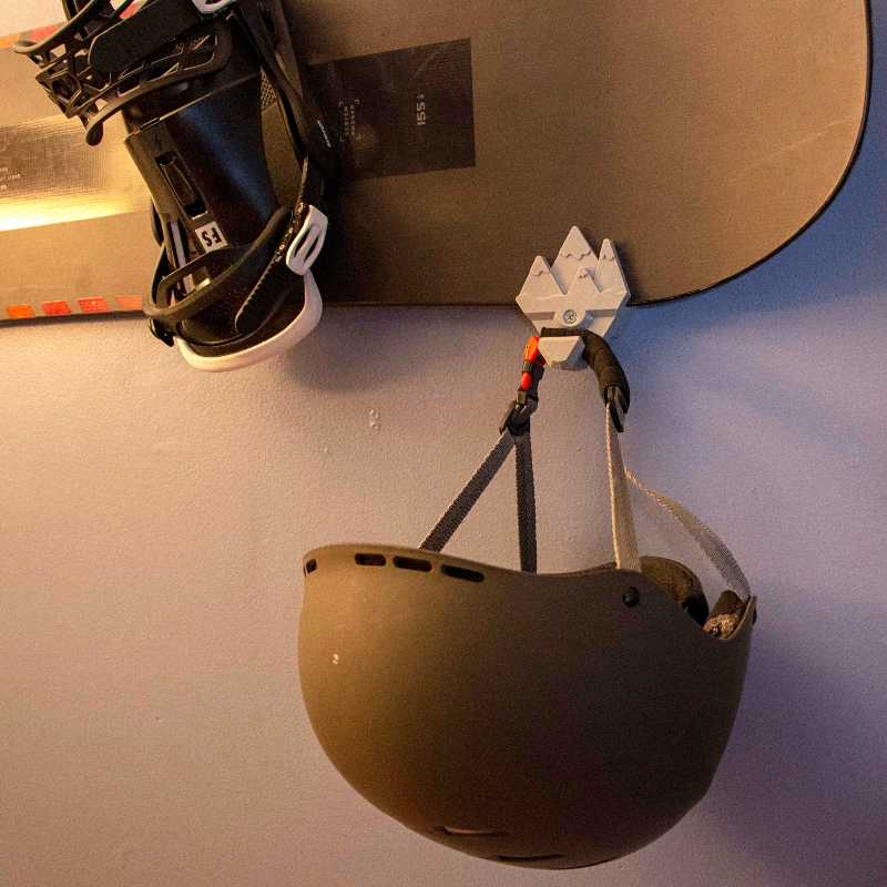 Snowboard Stand--Helmet Hook
