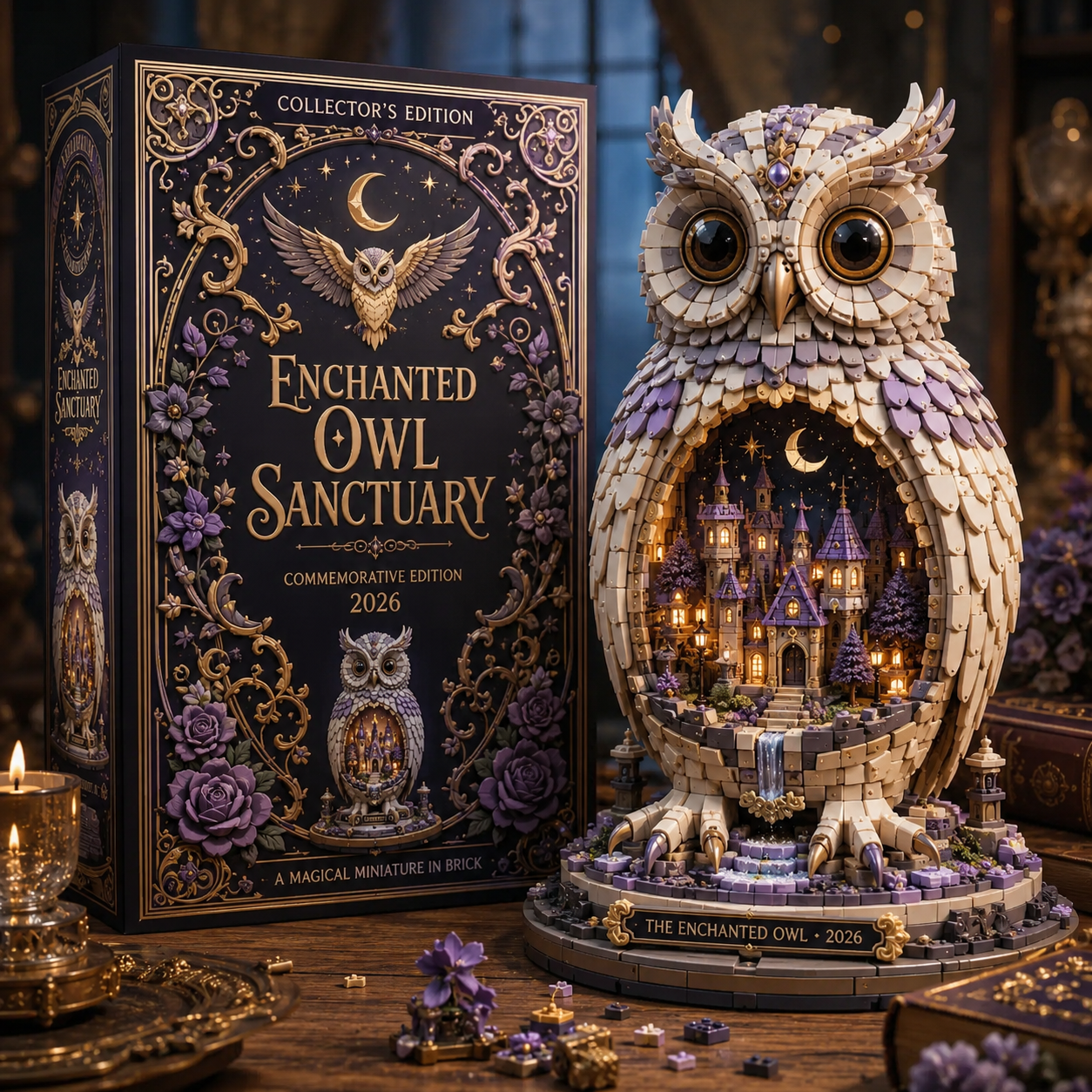 The Enchanted Owl Sanctuary Building Set