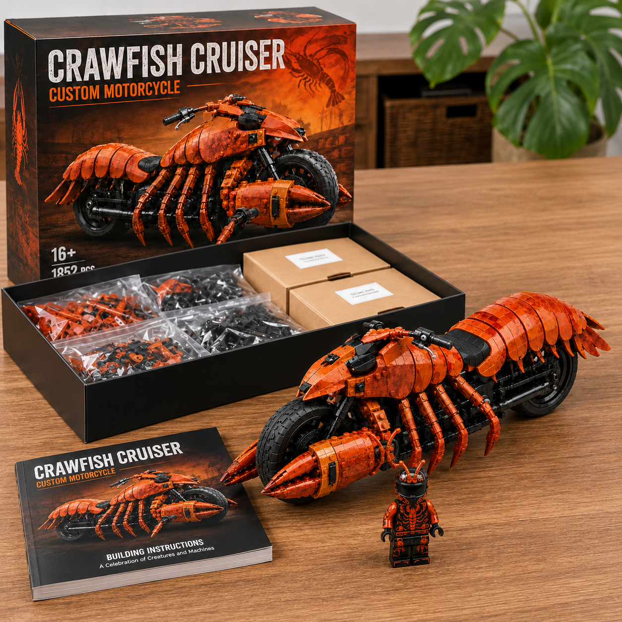 Premium Crawfish Cruiser Custom Motorcycle Set