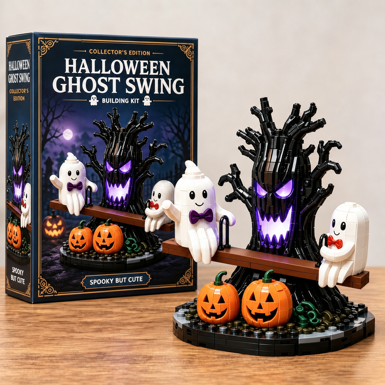 Halloween Boo Crew Haunted Tree Swing Building Kit