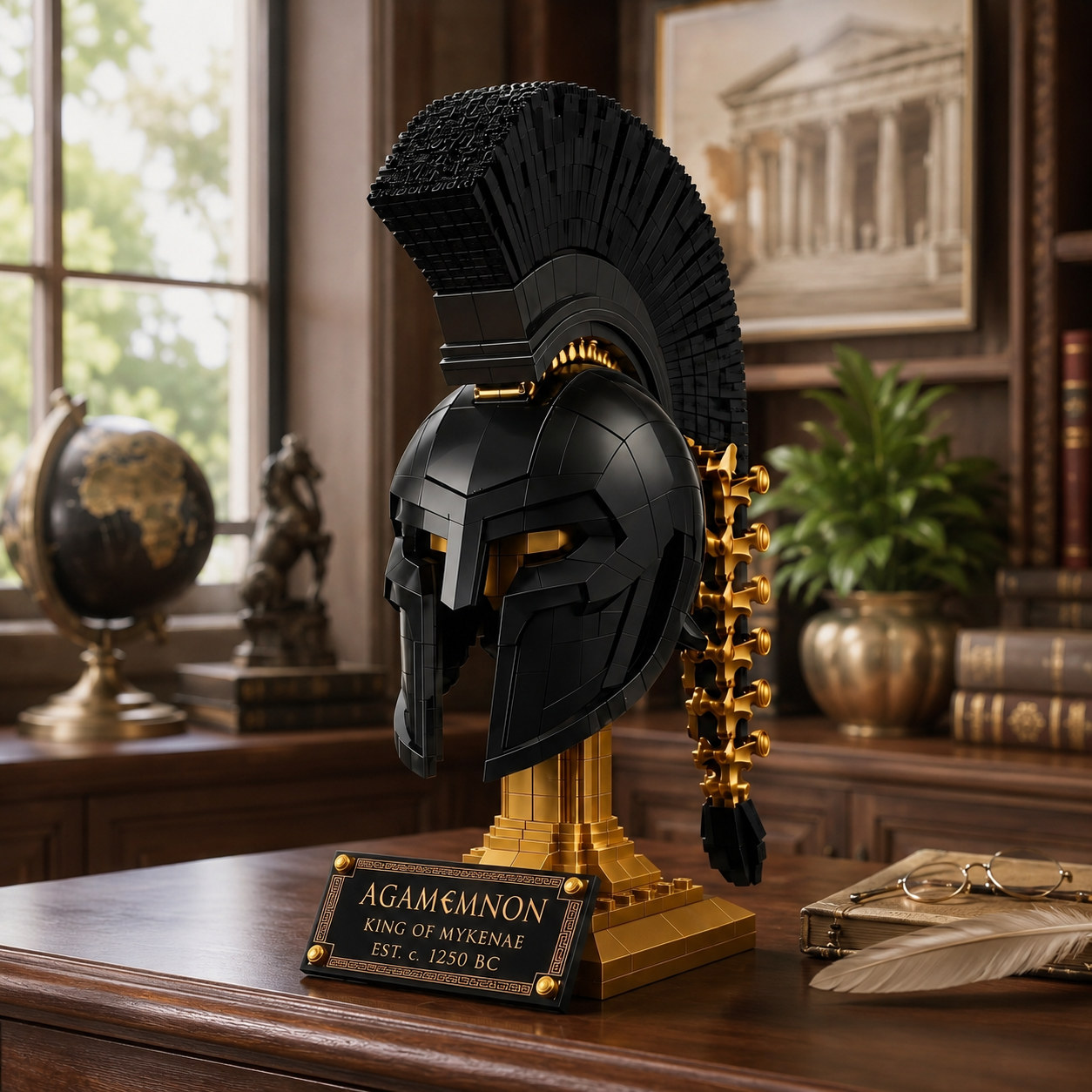Legendary Agamemnon's Helmet Collector's Edition Building Set