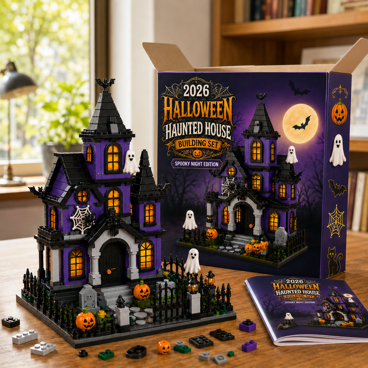 Spooky Night Haunted House Building Set – 2026 Halloween Collector’s Edition