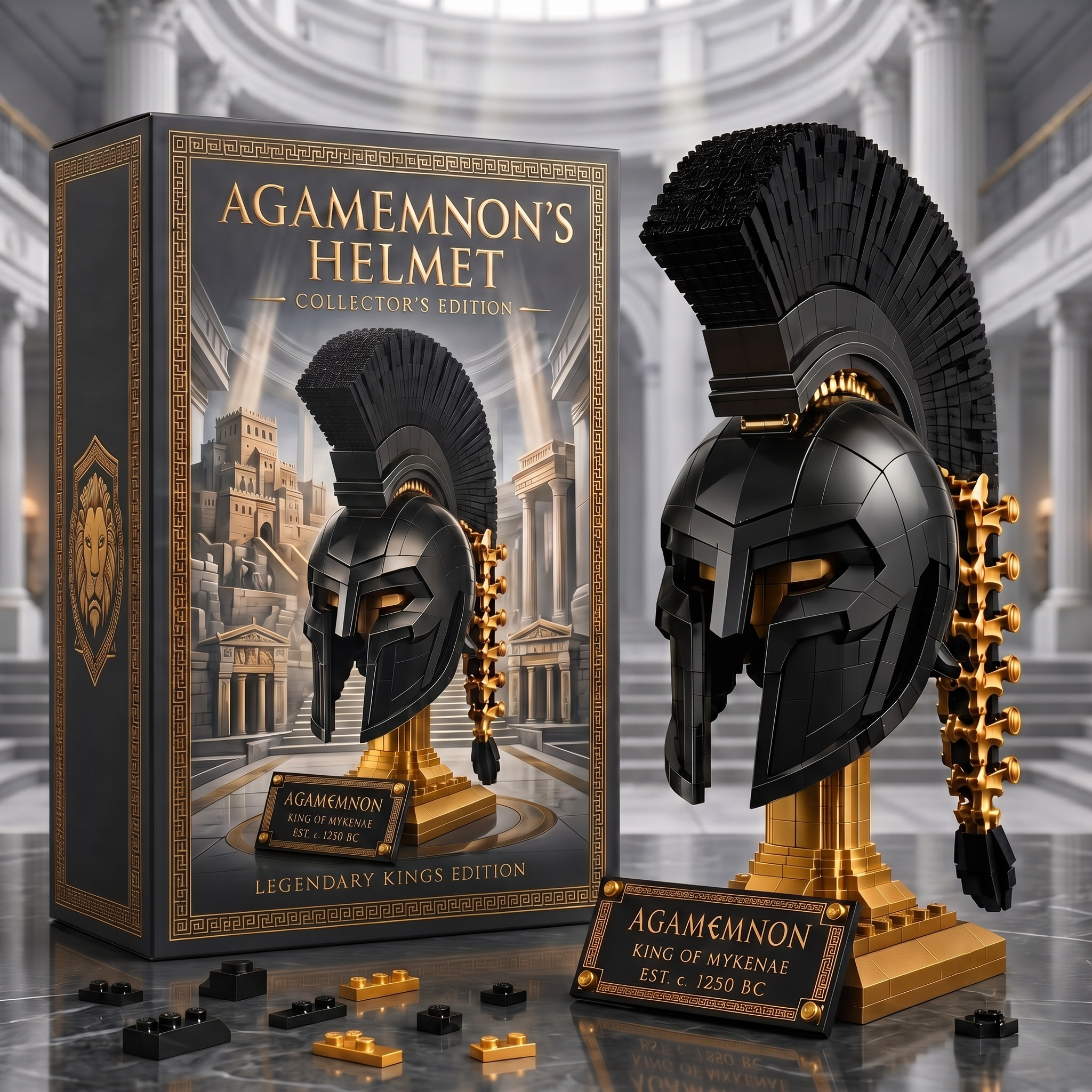 Legendary Agamemnon's Helmet Collector's Edition Building Set