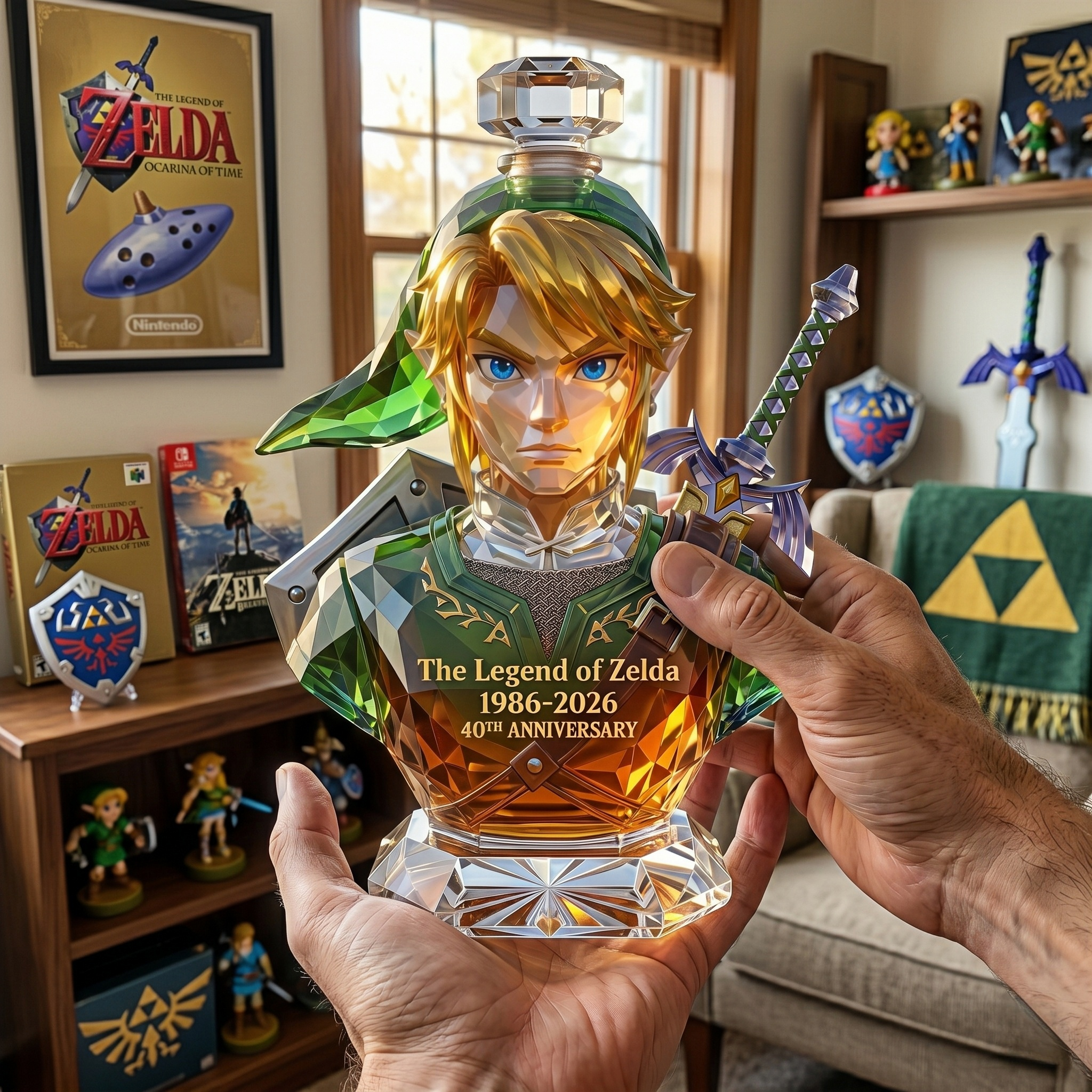 The Legend of Zelda 40th Anniversary: Link Whiskey Decanter（1986-2026）