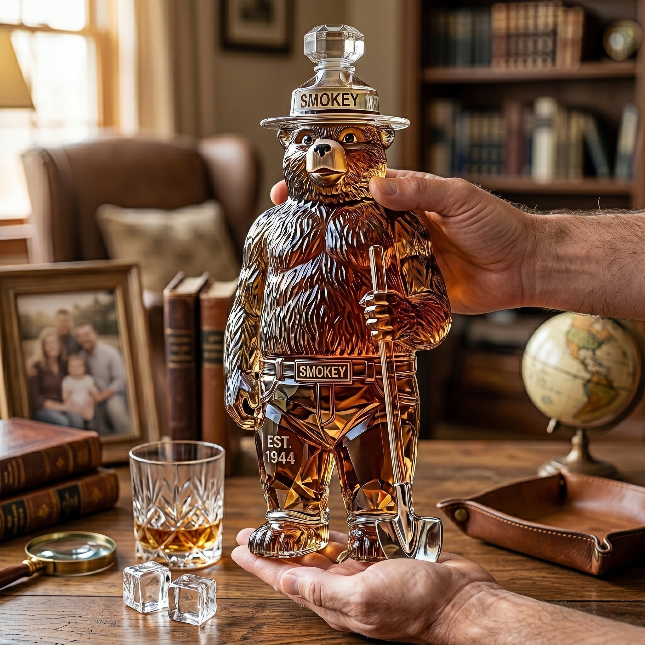 Smokey Bear Whiskey Bottle