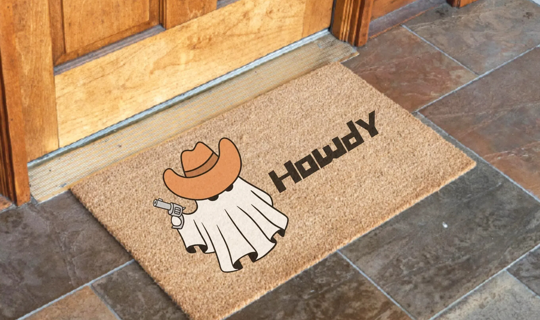 Funny Halloween Doormat
