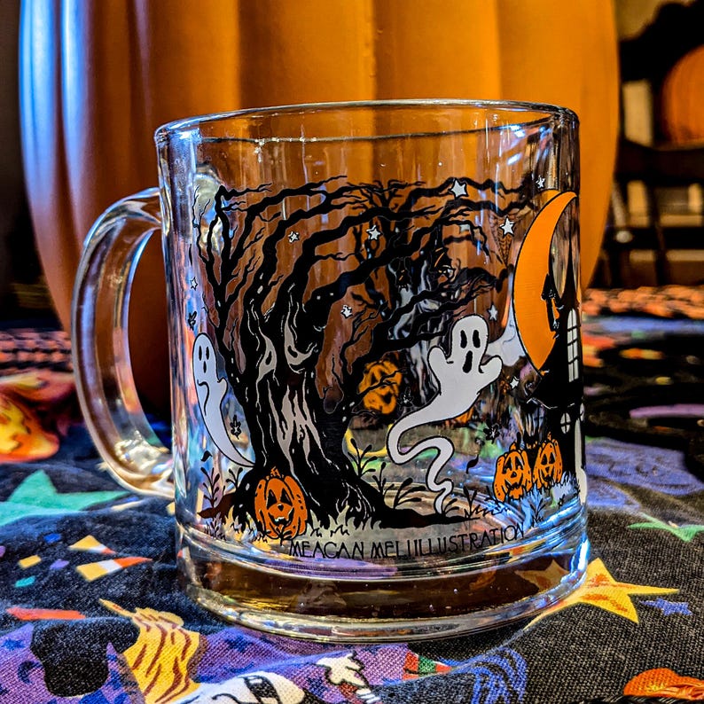 Halloween at the Witches' Forest Vintage Inspired Mug