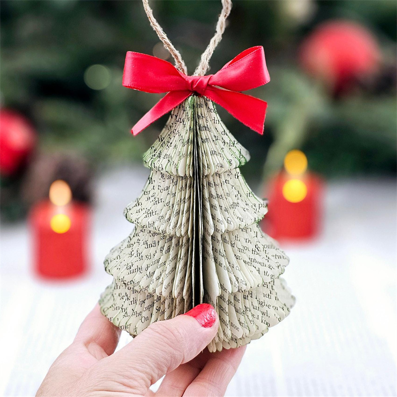 Christmas Tree Book Ornament