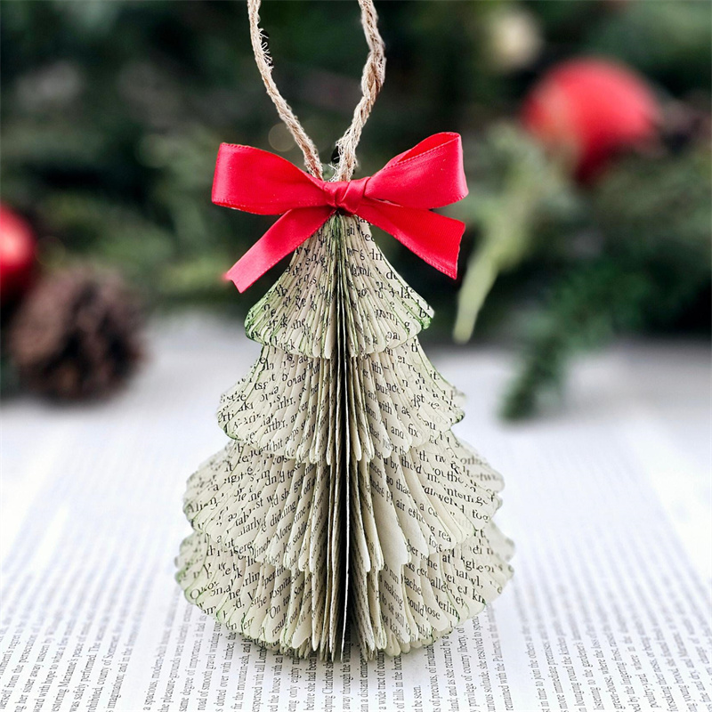 Christmas Tree Book Ornament