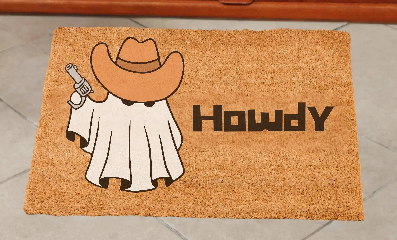 Funny Halloween Doormat