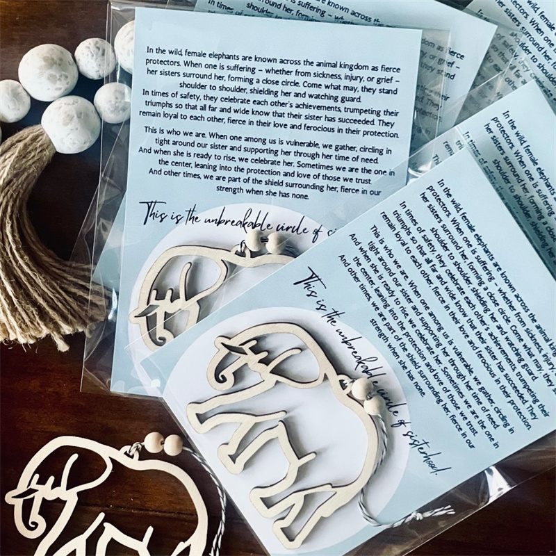 Elephant sisterhood ornament